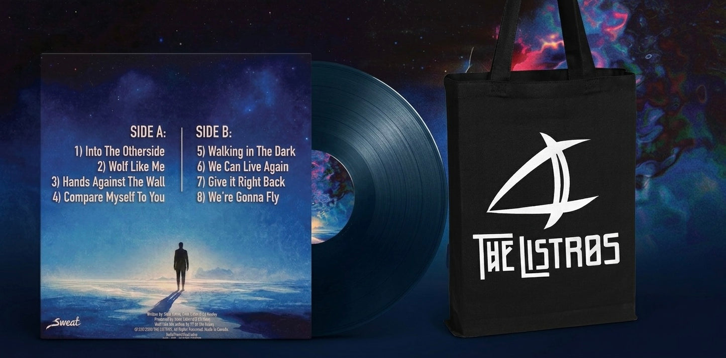 The Listros - Into The Otherside Vinyl LP + Premium Tote Bundle