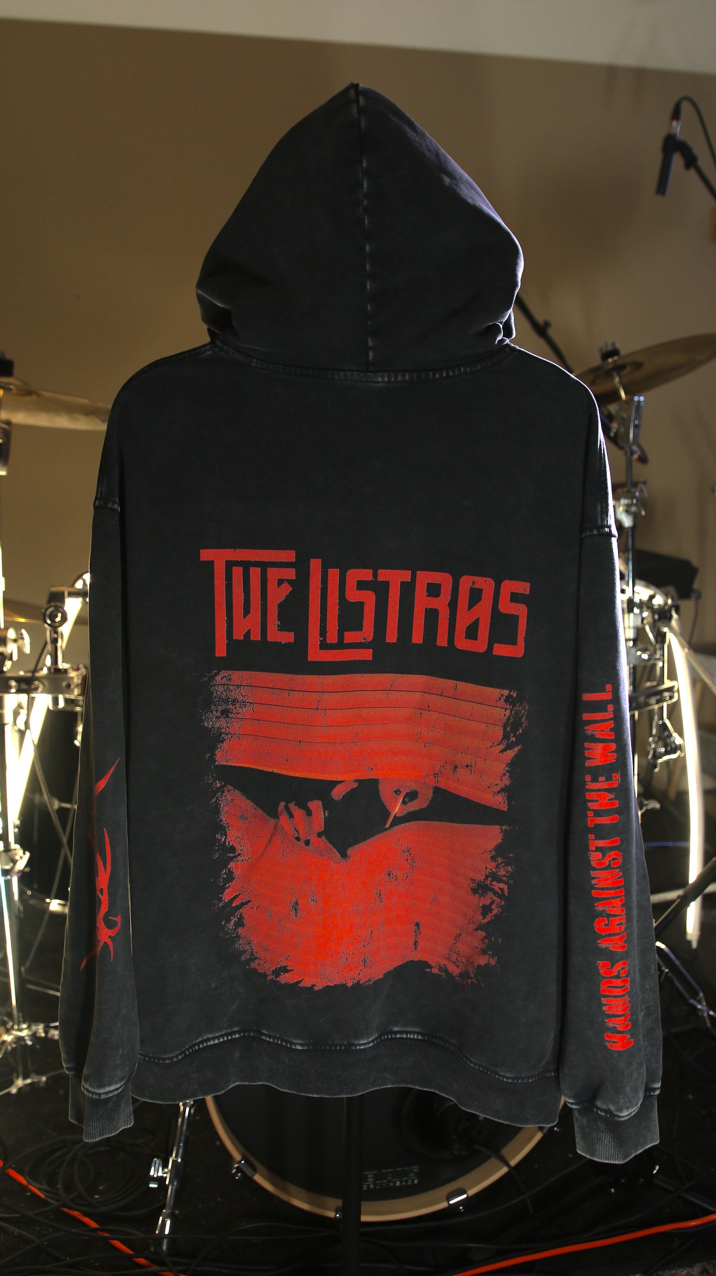 Hands Against The Wall - Premium Retro Hoodie